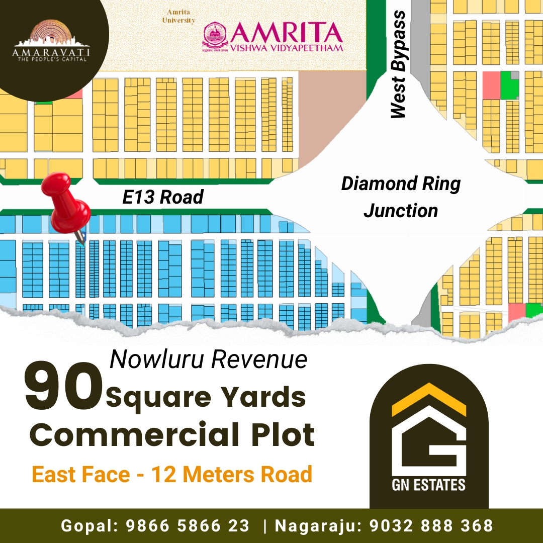 90 Square Yards Commercial Plot For Sale In Nowlur