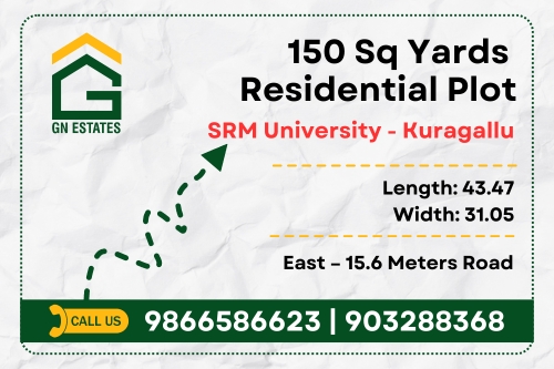 150 Sq Yard Residential Plot For Sale Near SRM University