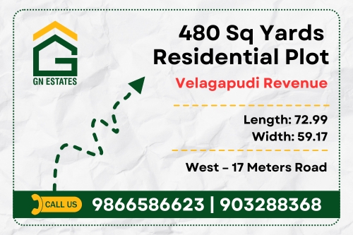 480 Sq Yards Residential Plot For Sale In Velagapudi